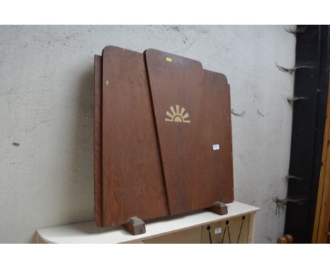 An Art Deco style firescreen