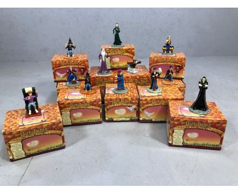 HARRY POTTER: Twelve Royal Doulton Harry Potter ceramic groups/figures, most with certificates of authenticity, all boxed (12