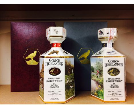GORDON HIGHLANDER FLY FISHING DECANTER 12 YEARS OLD
Single Malt Scotch Whisky.
1 ltire, 43% volume, Pointers decanter in pres
