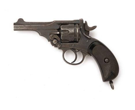 A .455 P. WEBLEY & SON MKIII SERVICE REVOLVER, serial no. 3797, circa 1892, with 4in. blued barrel signed 'P. WEBLEY & SON, L