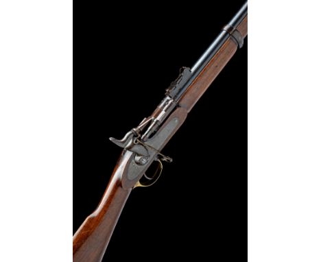 A .577 SNIDER / ENFIELD MK I* CANADIAN ISSUE BREECH-LOADING THREE BAND SERVICE RIFLE, no visible serial number, circa 1859, w