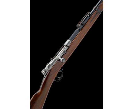 A GOOD 11mm (MAUSER) BOLT-ACTION REPEATING SERVICE RIFLE SIGNED DANZIG, 'MODEL M71/84', serial no. 7394, dated for 1887, with