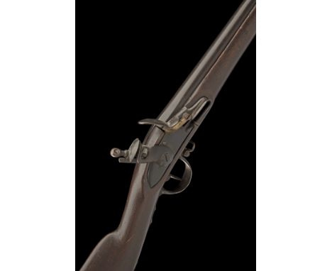 A .69 FLINTLOCK CHARLEVILLE MODEL 1777 AN IX TYPE THREE BAND SHORT MUSKET, no visible serial number, circa 1814, with 36in. b