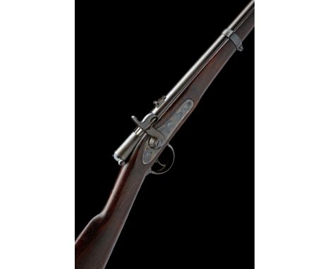 A GOOD AND EXCEPTIONALLY RARE .50/56 SPENCER (RIMFIRE) PALMER PATENT BOLT-ACTION CARBINE, MODEL '1865', no visible serial num