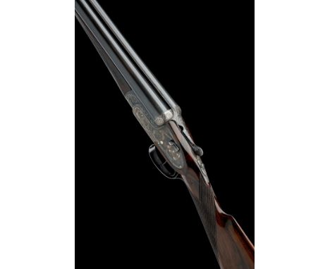 AYA A 12-BORE 'NO.1 MODEL' HAND-DETACHABLE SIDELOCK EJECTOR, serial no. 510515, for 1977, 25in. nitro chopperlump barrels, 2 