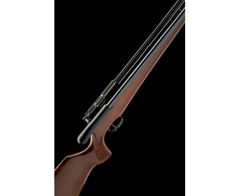 A SCARCE .22 TITAN 'MOHAWK' SINGLE-STROKE PNEUMATIC AIR-RIFLE, serial no. 001617, for 1992, with blued 24 1/2in. barrel inclu