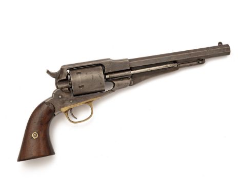 A .440 (REM) REMINGTON SIX-SHOT NEW MODEL ARMY CONVERSION SINGLE-ACTION REVOLVER, serial no. 122184, converted from percussio