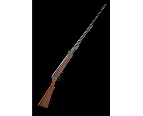 AN EXTREMELY RARE BSA .22 MILITARY PATTERN (LONG) UNDER-LEVER AIR-RIFLE, serial no. 410, one of the last produced circa 1913,