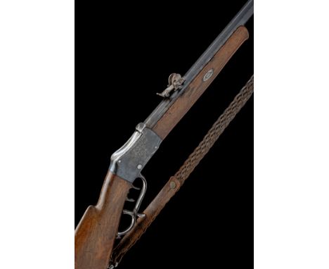 A 7.5x53mm (SWISS) MARTINI-ACTION TARGET RIFLE SIGNED A. HAURI, REINACH, serial no. 46, circa 1900, with octagonal blued 33 1