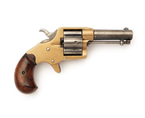 A .41 (RIMFIRE) COLT 'CLOVER-LEAF' REVOLVER, serial no. 5906, for 1873, with blued 3in. barrel signed by the maker, the sight