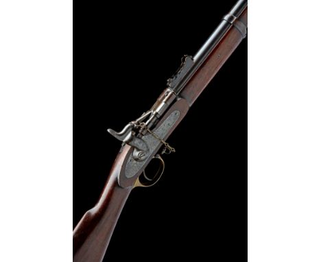 A GOOD .577 SNIDER / ENFIELD MKII** BREECH-LOADING THREE-BAND SERVICE RIFLE, no visible serial number, circa 1862, with 36 1/