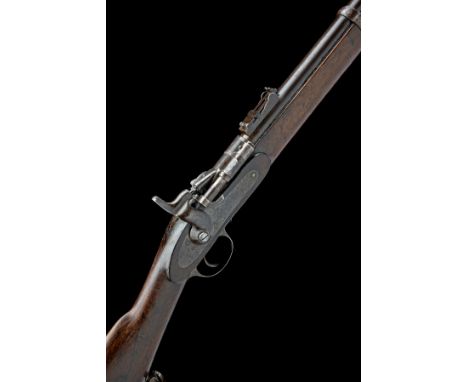 A .577 SNIDER / ENFIELD MK III BREECH-LOADING TWO BAND SERVICE RIFLE BY B.S.A. serial no. 1615, circa 1872, with 30 1/2in. Bi