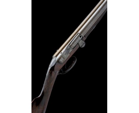 A SCARCE 13-BORE NEEDLEFIRE JOSEPH NEEDHAM 1852 PATENT DOUBLE-BARRELLED SIDE-OPENING BOLT-ACTION SHOTGUN, serial no. 1125, ci