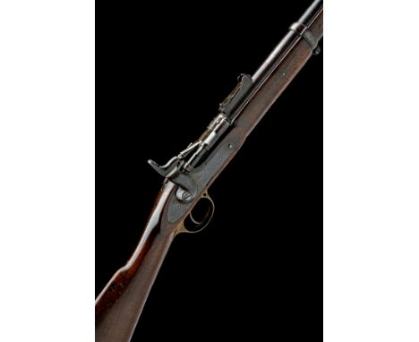 A .577 SNIDER / ENFIELD BREECH-LOADING THREE BAND MKII** SERVICE RIFLE, no visible serial number, circa 1867, with 36 1/2in. 