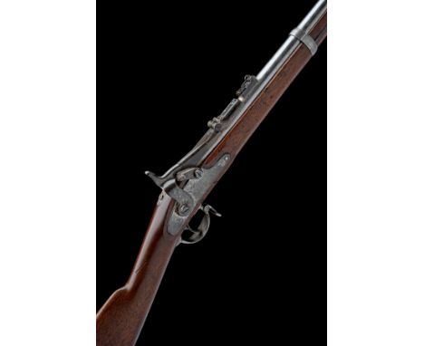 A .50-70 (GOVT.) SPRINGFIELD SINGLE-SHOT SERVICE RIFLE, MODEL '1866 ALLIN CONVERSION TRAPDOOR', serial no. 64, the lock dated