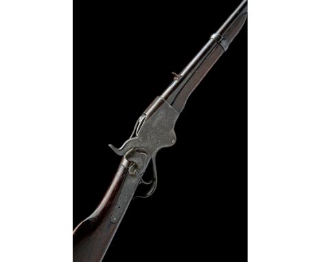 A .56-50 (RIMFIRE) SPENCER MODEL 1865 REPEATING CARBINE OF THE INDIAN WARS BY THE BURNSIDE RIFLE CO , serial no. 20.127, circ