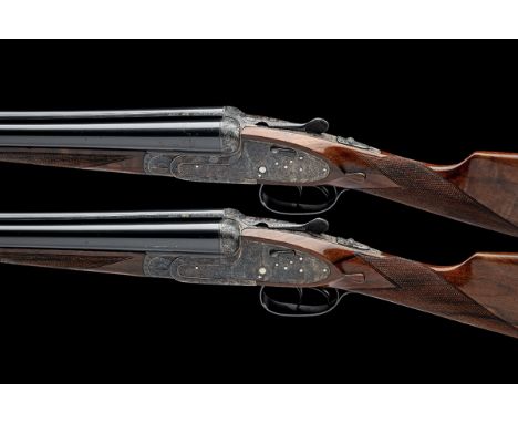 W. W. GREENER LTD. A PAIR OF 12-BORE 'GRADE G60 ROYAL' UNIQUE G-EJECTOR HAMMERLESS GUNS, serial no. 60353 / 4, for 1911, 30in