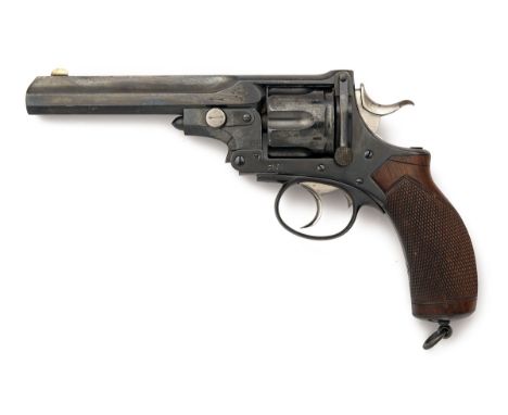 A .476 WEBLEY No.4 PRYSE-ACTION REVOLVER, RETAILED BY C. INGRAM, serial no. 7856, circa 1885, with reblued 5 3/4in. octagonal