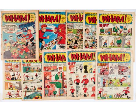 WHAM! (1964) 1-10. Leo Baxendale lets rip with Biff, General Nitt and his Barmy Army, The Wacks, Eagle Eye Junior Spy, Danny 