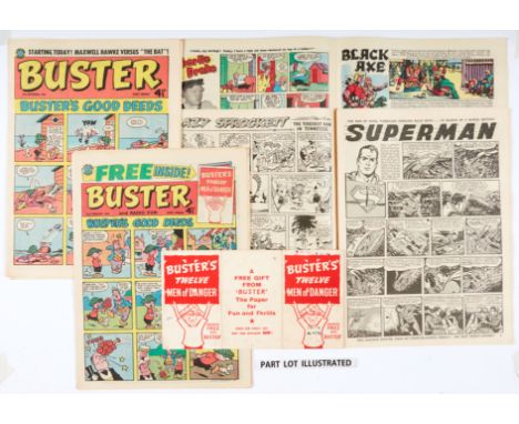 Buster (1961) 7 Jan - 30 Dec. Complete year. 25 Feb issue first 'Buster and Radio Fun' with Superman, Buck Rogers and Wagon T