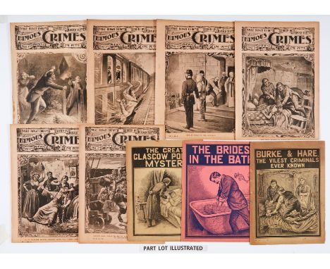 Famous Crimes (1899-1902) 1-14, 16, 34-42, 47-57, 68-75, 79-103. Illustrating the first murder by Burke and Hare, the trial a