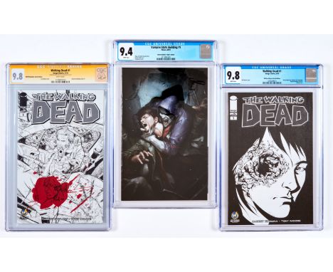 Vampire State Building # 1 (Virgin" Ltd Edition 2019). CGC 9.4. With Walking Dead # 1 (WW Philadelphia Sketch Edition 2015. C