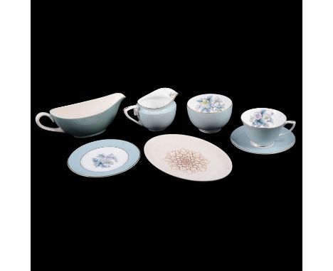 Royal Worcester tea set, Woodland pattern, and a Royal Doulton Desert Star part service.Condition report:The Royal Worcester 