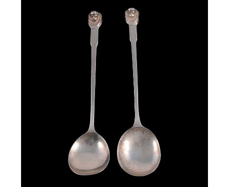 Two Dryad Arts Metal Works Arts &amp; Crafts silver spoons, an Arts &amp; Crafts silver spoon, Collins &amp; Co, Birmingham 1
