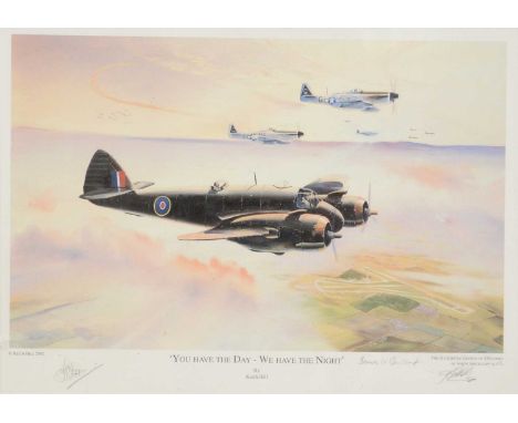 After Keith Hill,You have the day - We have the night,colour print, with three signatures, limited edition 63/250,33x45cm.