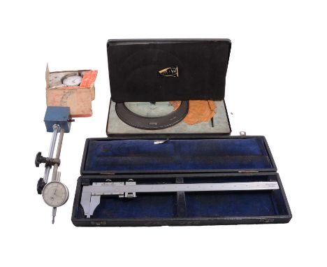 Quantity of engineering tools, including micrometers, etc.Qty: 1 box
