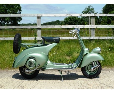 Registration : YVL 573 Chassis Number : V31T 186531 Engine Number : V32M 186820 Estimate : £8,000 - £9,500 The Piaggio compan