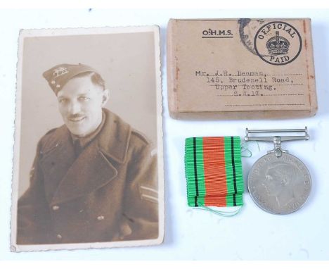 A collection of items relating to Sgt Joseph Robert Beaman No.2 Company 2nd City of London Battalion Home Guard to include De