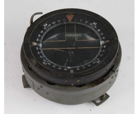 A WW II Air Ministry Type P10 compass No. 24398 B, with War Department mark 6A / 1617.