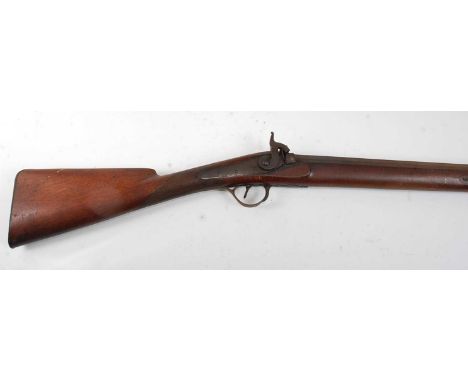 A 19th century percussion sporting gun, the 101cm barrel with Birmingham proof marks, having an engraved dolphin hammer, unma