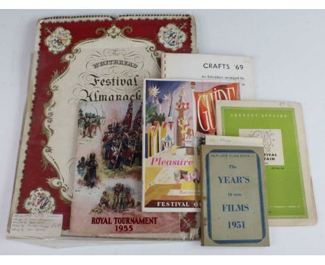 A collection of miscellaneous items all relating to various British and World Exhibitions, to include Exposition Universale 1