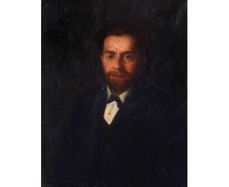 Walter Bonner Gash (British 1869-1928) Portrait of a gentleman, signed and dated 1902, oil on canvas.83cm x 65.5cm (32.75in x