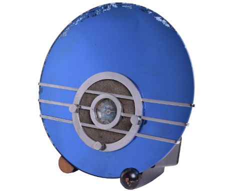 A very important and rare Sparton Bluebird model 566 wireless receiver,USA, Designed by Walter D. Teague, 1936,With five valv