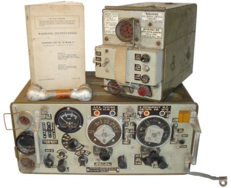 A very good and complete WWII A.F.V. wireless set No. 19, Mark II outfit,1942, No. 2003, with dual English and Russian contro