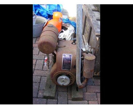 A BSA stationary engine pump 