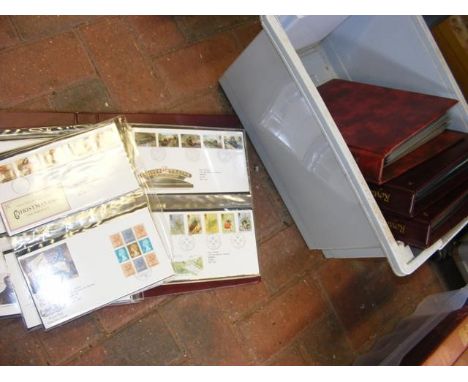 Four albums of collectable First Day Covers - various subjects 