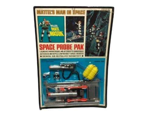 Mattel (c1967) Man in Space Series Space Probe Pak, on card with bubblepack No.6307 (1)