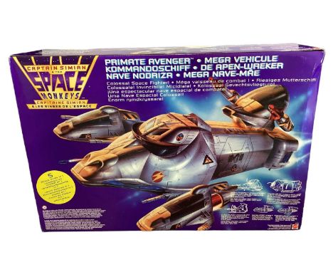 Mattel (c1996) Captain Simian and the Space Monkeys Primate Avenger Space Fighter, boxed (dented on end) No.16176 (1)