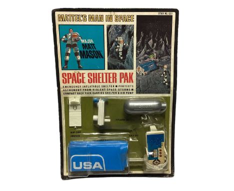 Mattel (c1967) Man in Space Series Space Shelter Pak, on card with bubblepack No.6321 (1)