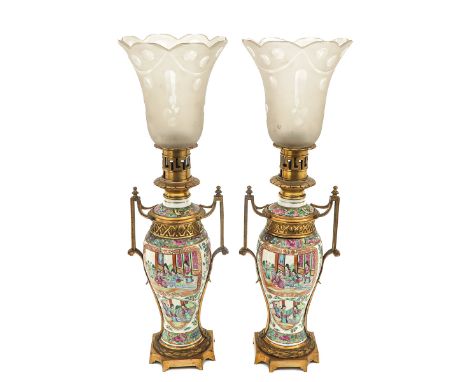 Bronze fittings, 66 cm. tall.