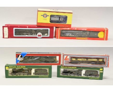Various OO Gauge Locomotives Hornby Railways Tennyson BR 70032 (box has no label); Oxford Class N7 0-6-2T GER 1002 (E box E);
