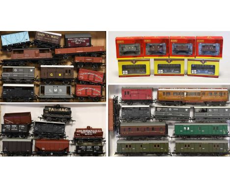 Bachmann OO Gauge A Collection Of Assorted Rolling Stock including LNER Dynamometer Car, two Southern full brakes, LMS 6-whee
