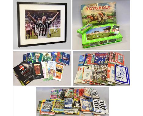 Football Programmes A Collection Of Approximately 450 Examples 1960's and later including Darlington, Sunderland, Newcastle, 