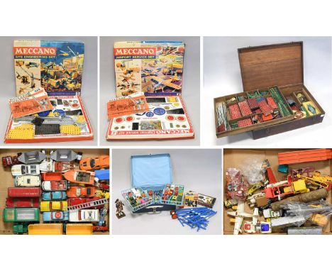 Various Diecast a collection of assorted unboxed models including various Matchbox 1-75's in Matchbox carry case, various oth