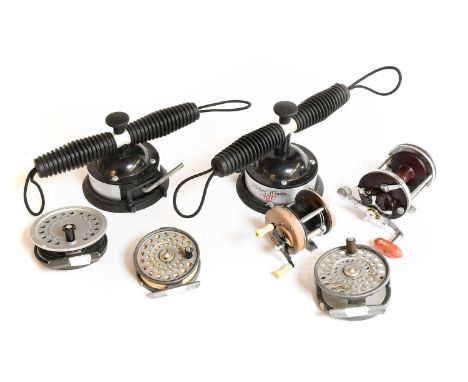 A Collection Of Various Reels to include a Hardy Zenith fly reel, a Hardy LRH Lightweight fly reel, a Hardy Viscount150 fly r