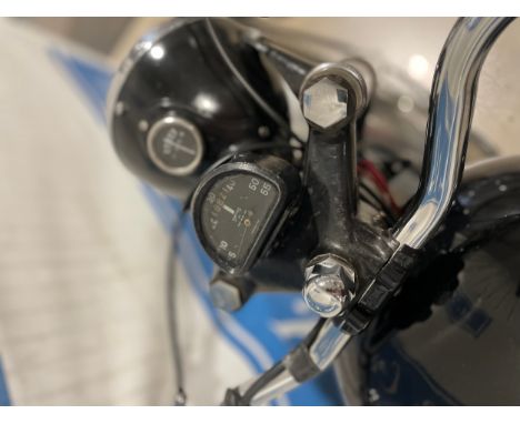 AJS Model 20 motorcycle. 1954. 500cc Twin engine. Runs. Rebuilt stainless rims, spokes and new tyres. New dual seat and many 